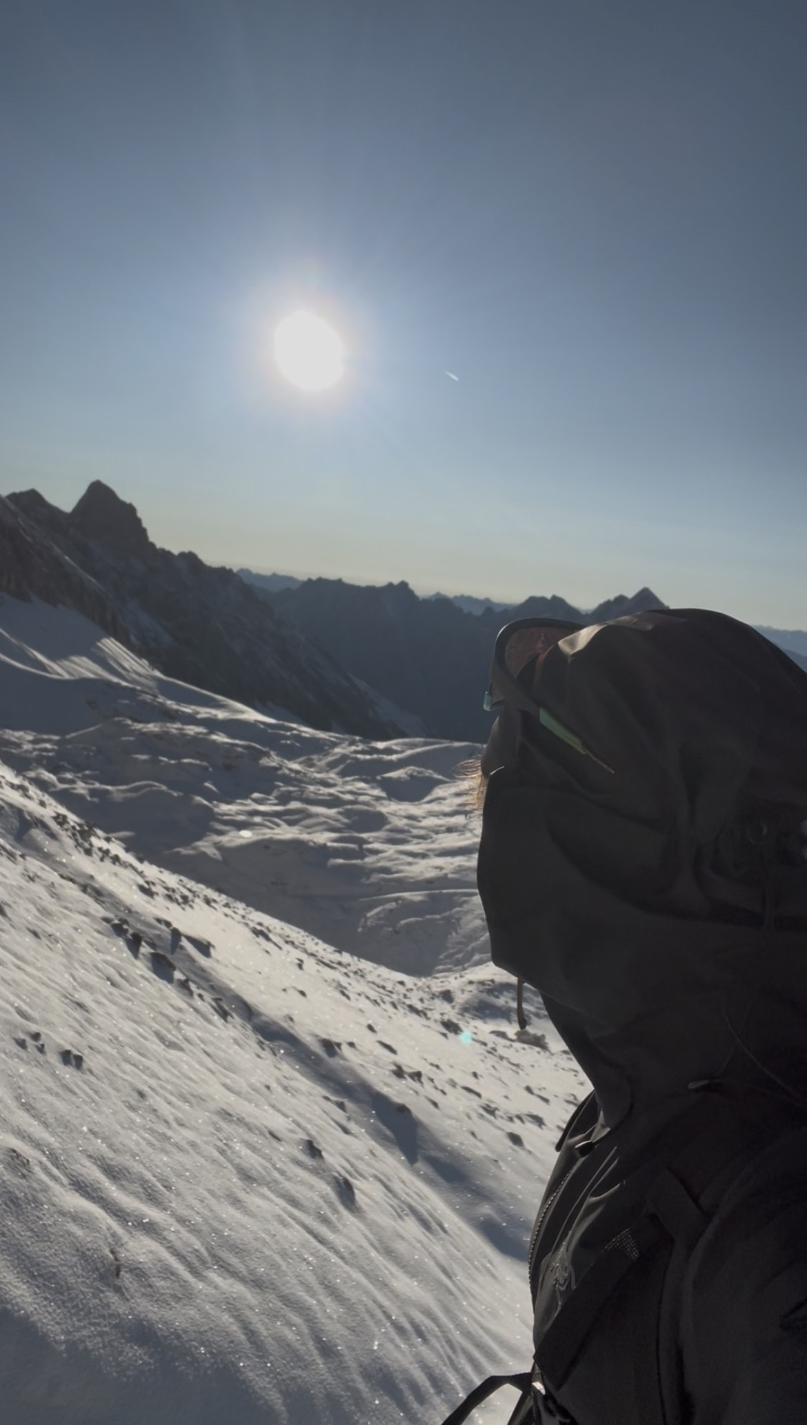 Sonnenaufgang im Schnee